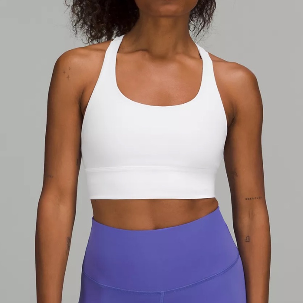 LuluLemon energy longline bra medium support